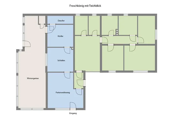 Froschkoenig Mit Teichblick شقة